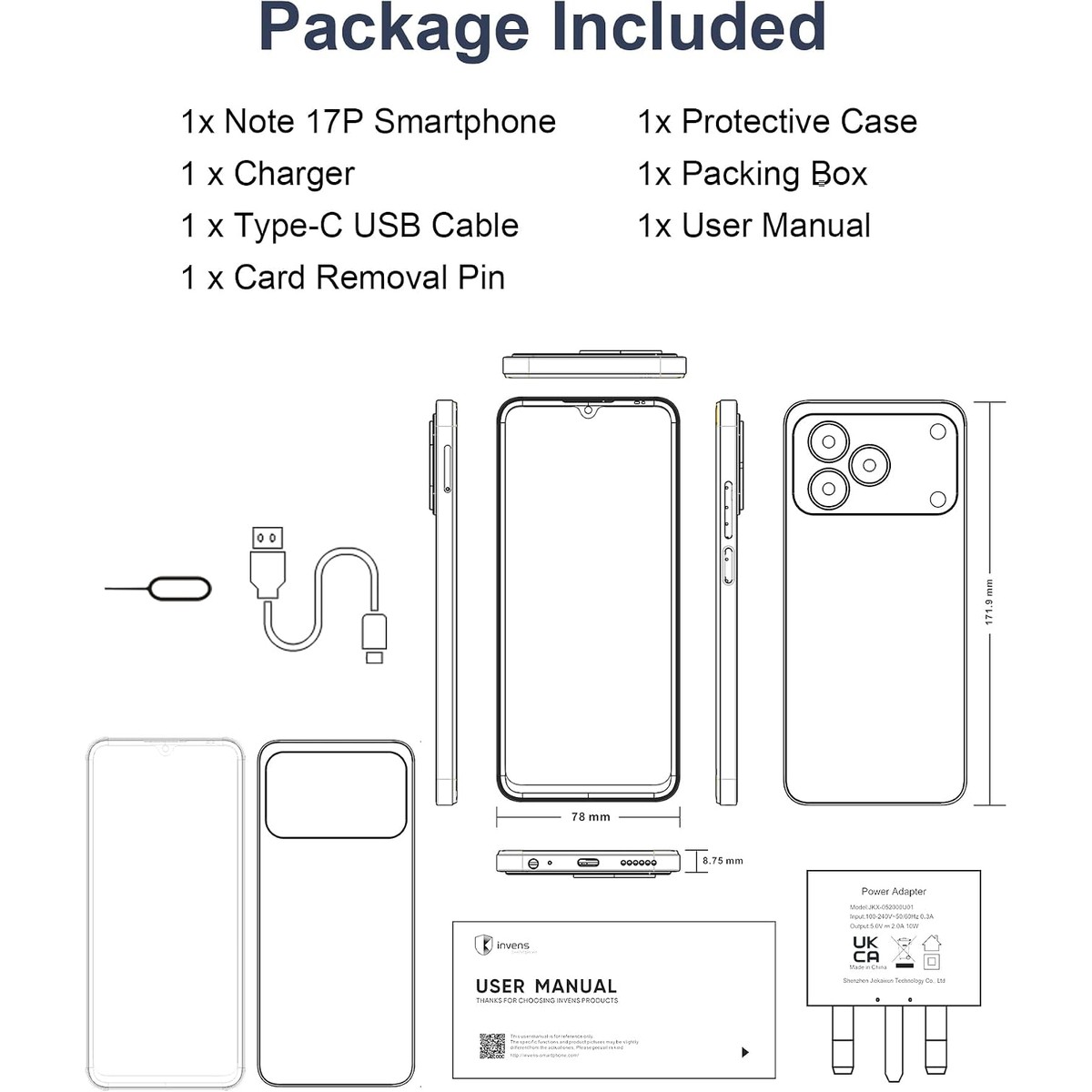 Invens Note 17P official product features 21
