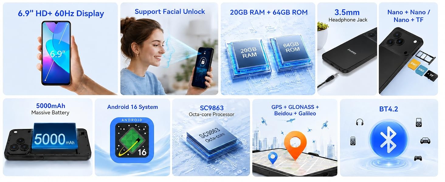 Invens Note 17P official product features 1