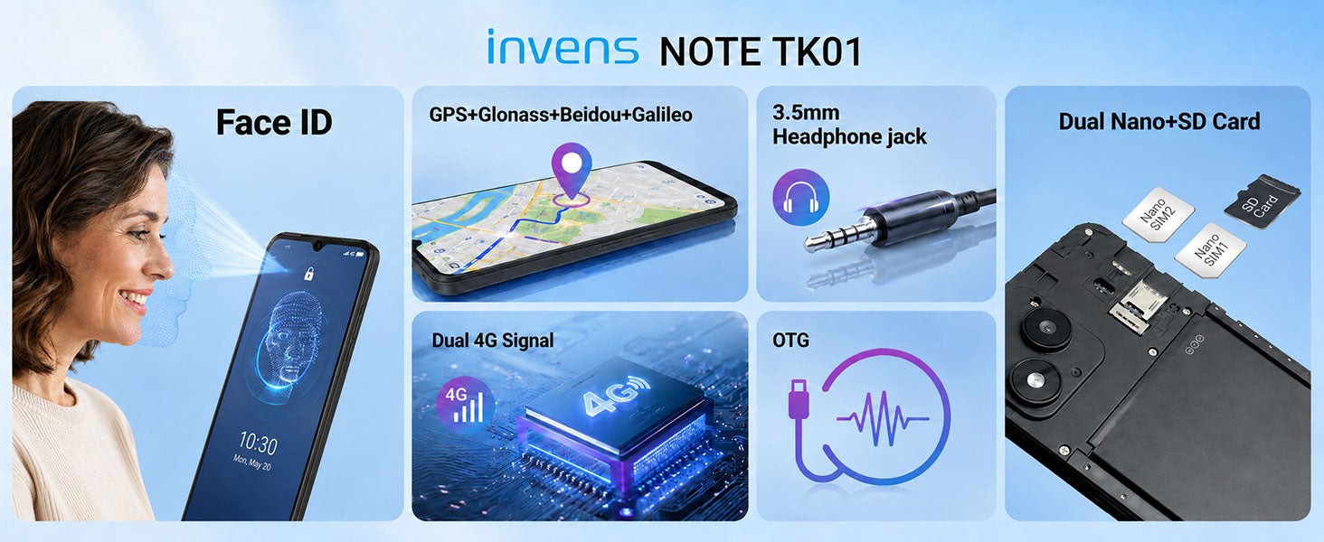 Invens Note TK01 official product features 4