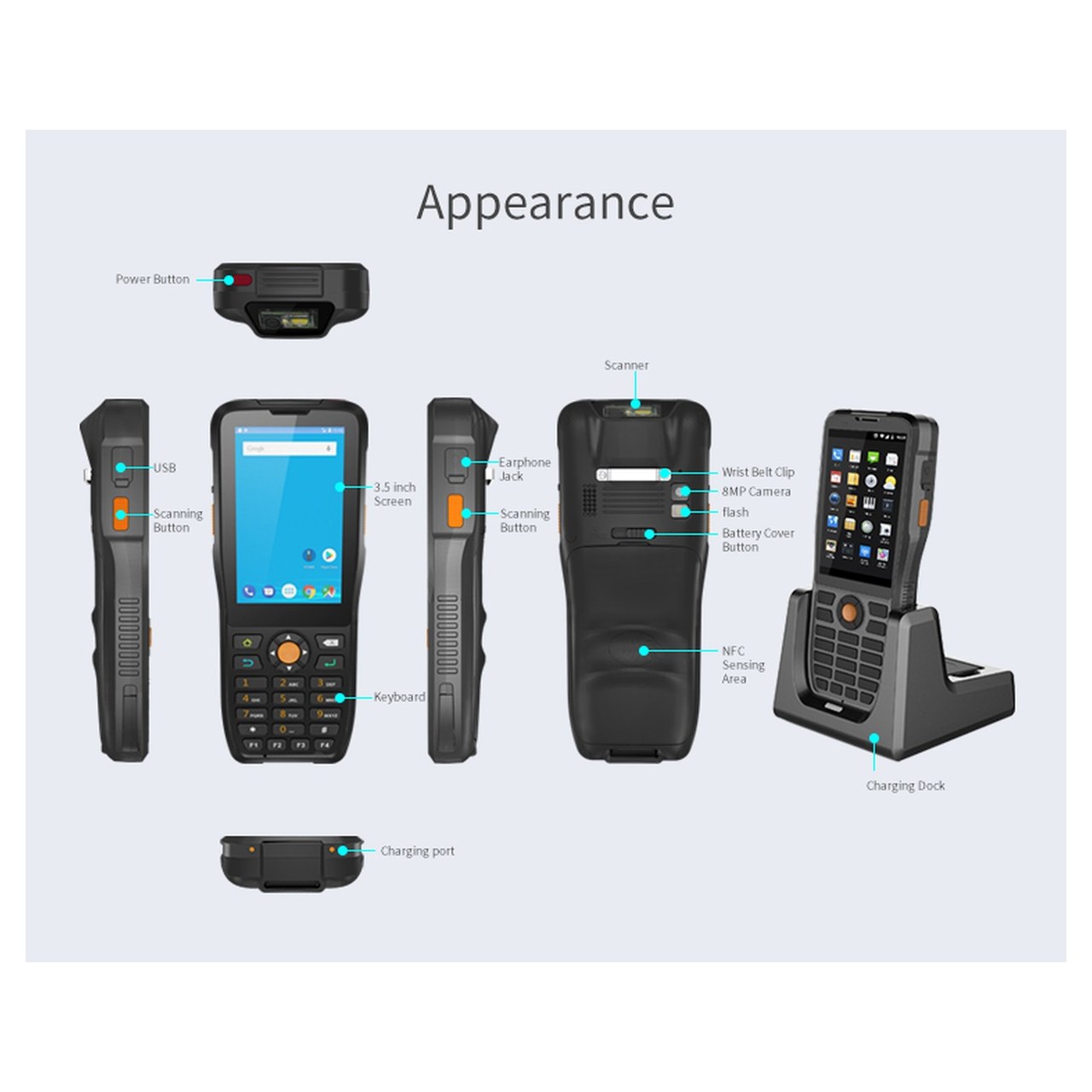 JEPOWER HT380K Mobile Computers product details 5