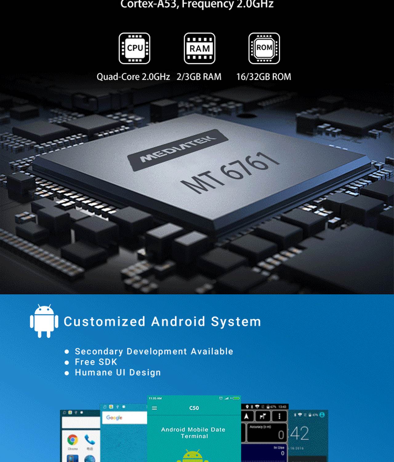 JEPOWER V200 Mobile Computers feature and specification details 1