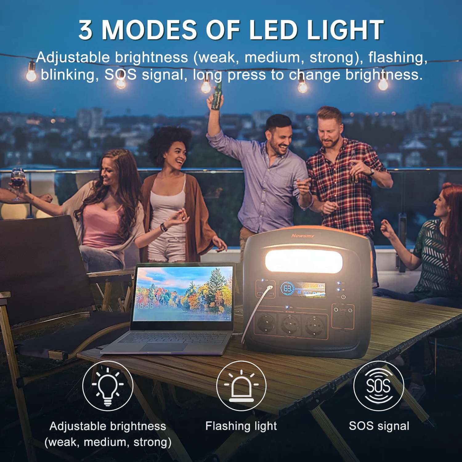 NEWSMY N1200 product features and detail view 1