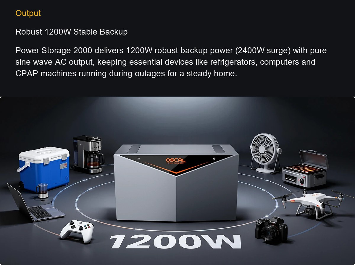 OSCAL BP2000 product details