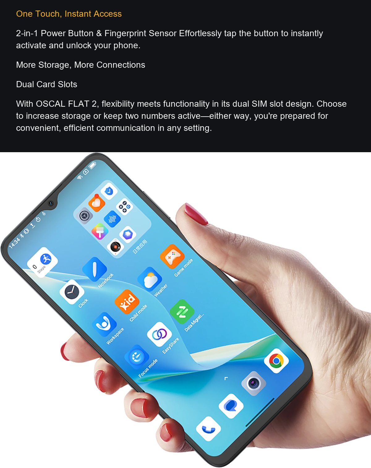 OSCAL FLAT 2 product details