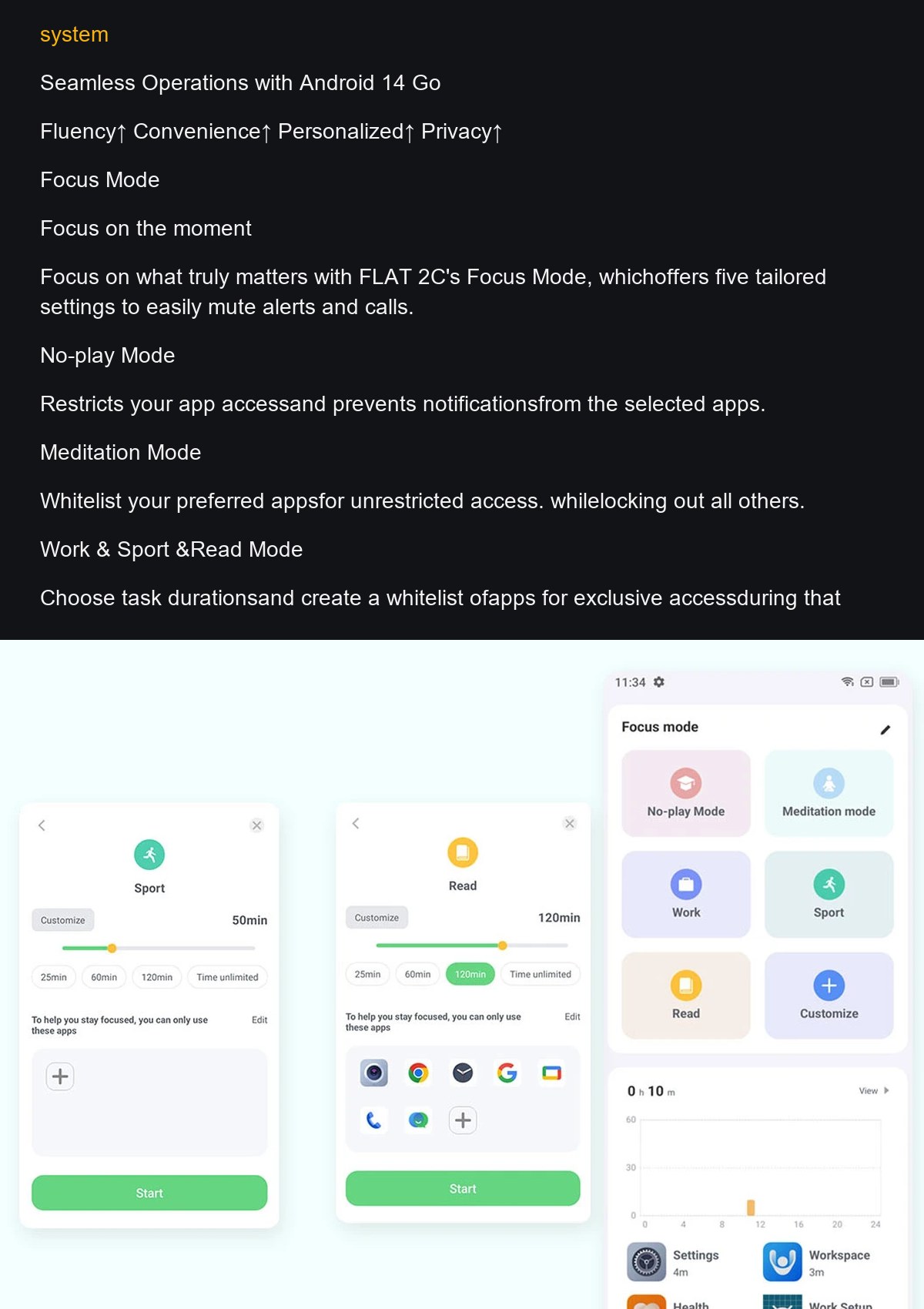 OSCAL FLAT 2C product details