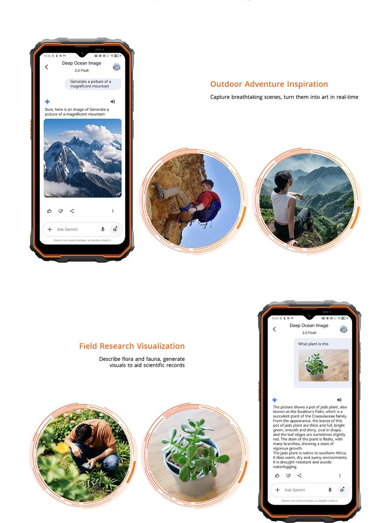 OSCAL MARINE 2 AI Voice-enabled Smart Q&A
Instant Answers, Anytime, Anywhere
Deliver instant, accurate answers whether asked through text, voice, or even images. From identifying unknown plants