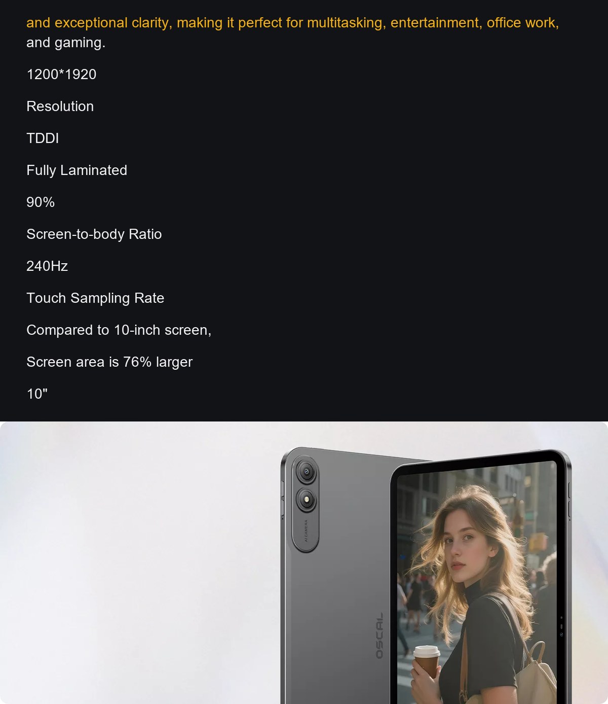 OSCAL PAD 200 product details
