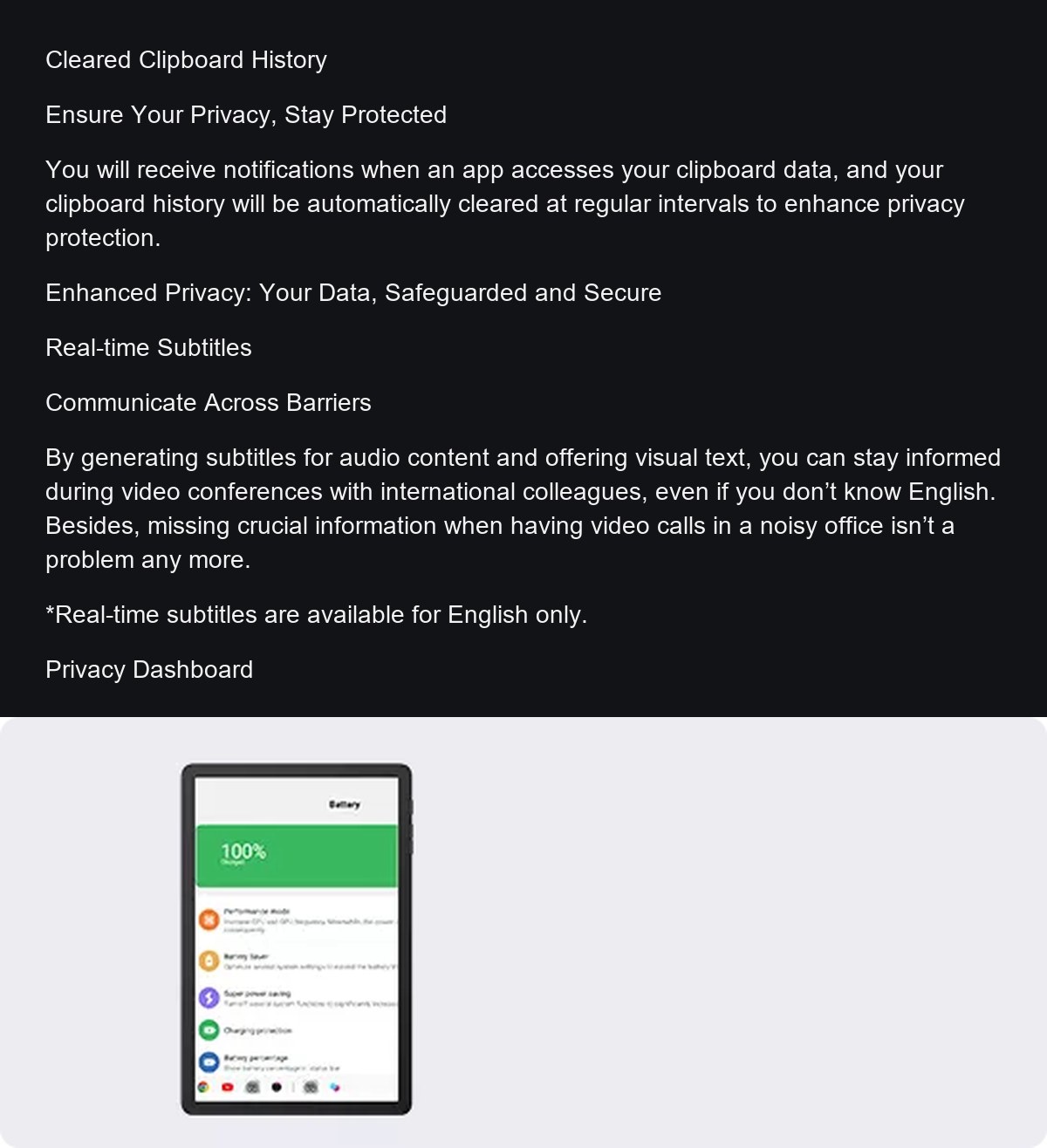 OSCAL Pad 90 product details
