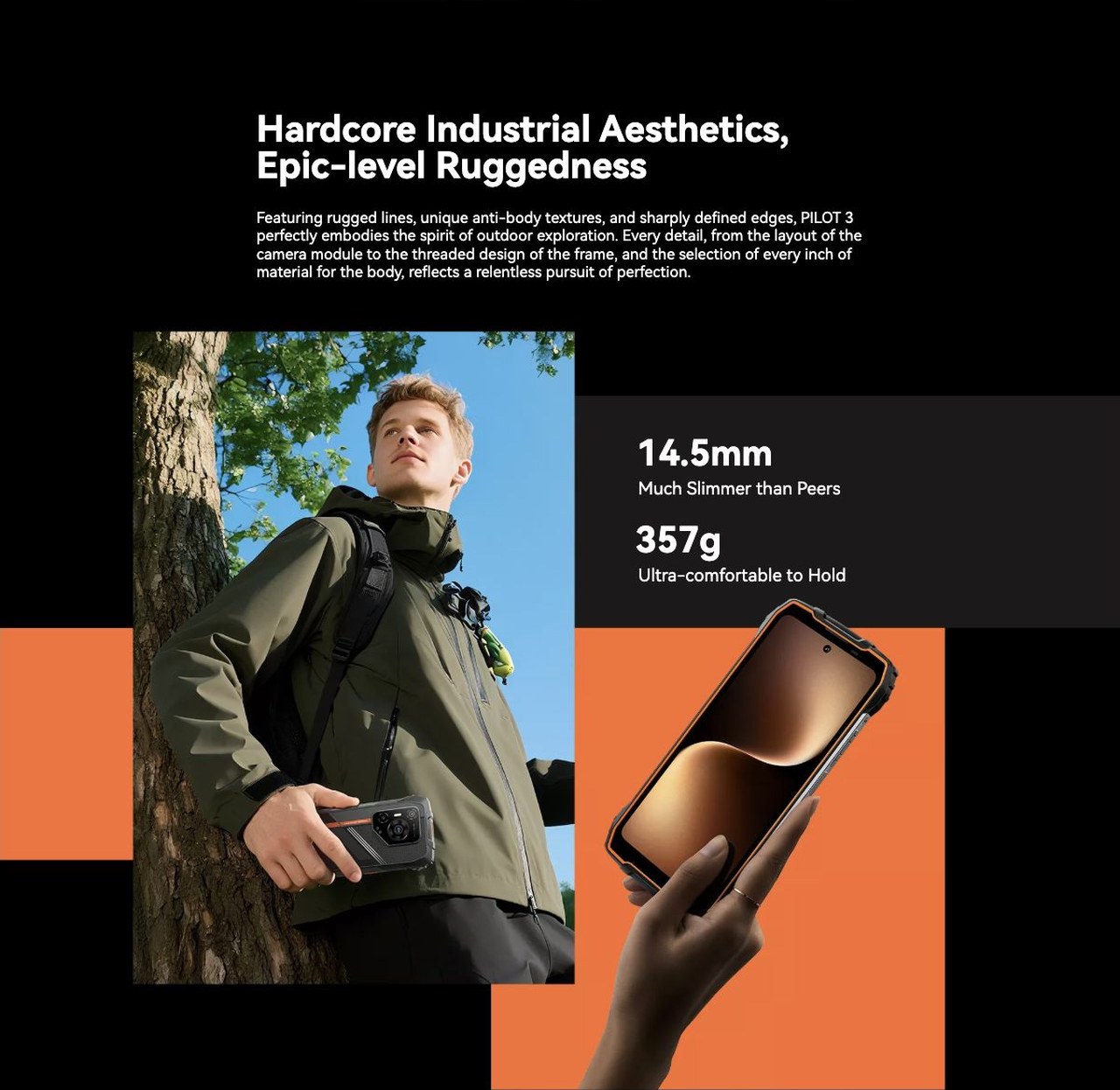 PILOT 3
World’s First 5G AI Rugged Phone Powered by
Top 3 Deep Thinking AI Models
20MP Night Vision | AI 120Hz Refresh Rate | 4 Self-developed Doke AI Apps
Hi, Doki; Hi, Better AI