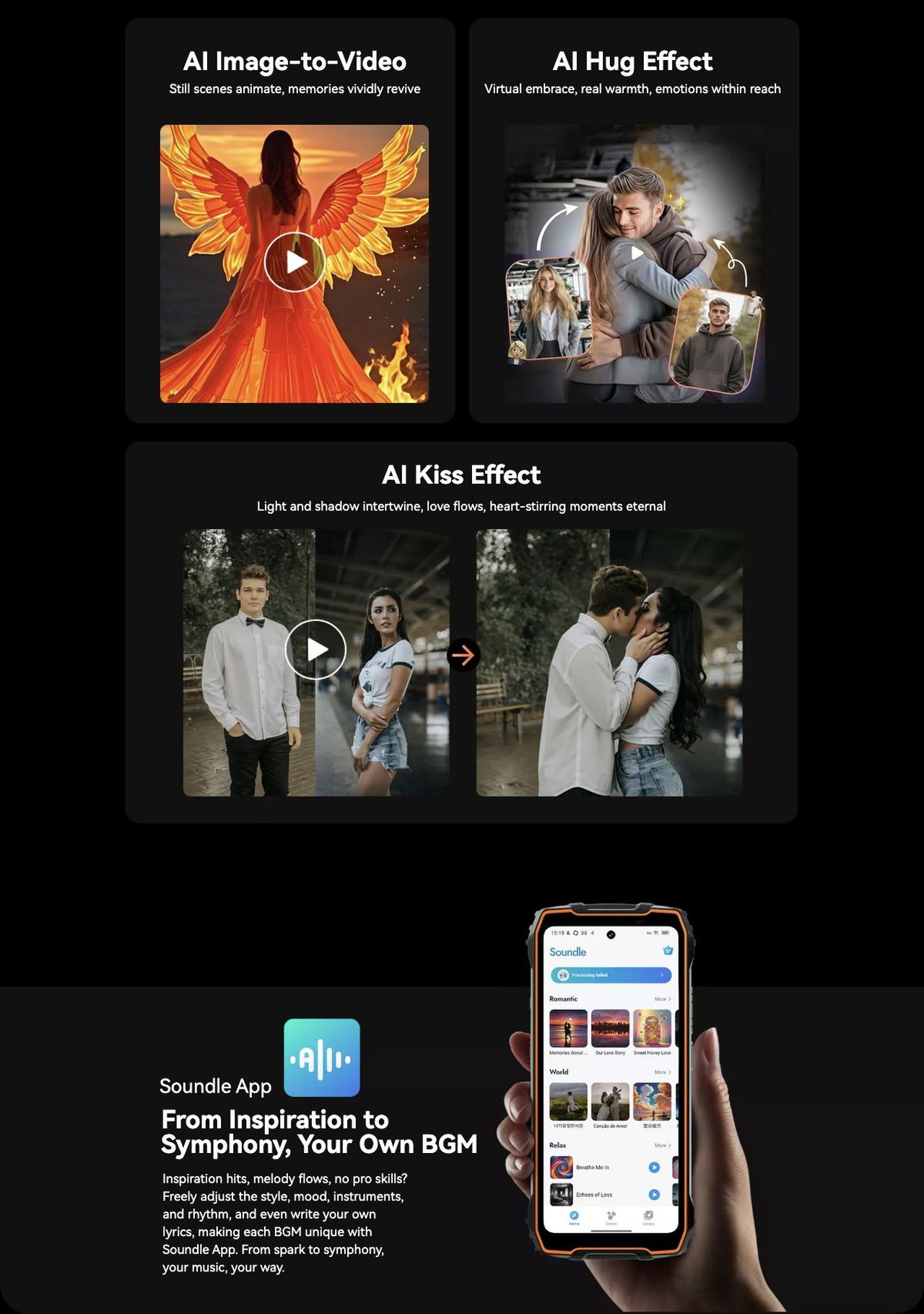 AI Background Change
Farewell to
Monotony,
Stand out
Accurately identify the subject in your photos to allow you to freely replace it with any background you like, instantly giving