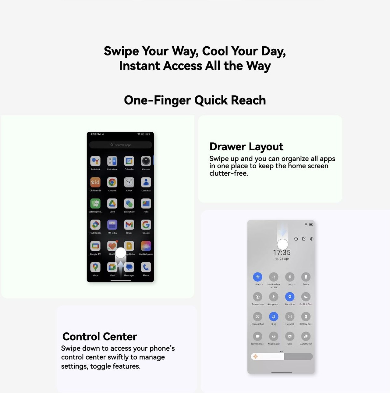 NO.6
Upgraded Android 15-based DokeOS 4.1, Every Interaction
Smoother Than Ever
Customized for You, Smarter Like Never Before
Personalization↑ Convenience↑ Fluency↑ Privacy↑
Large