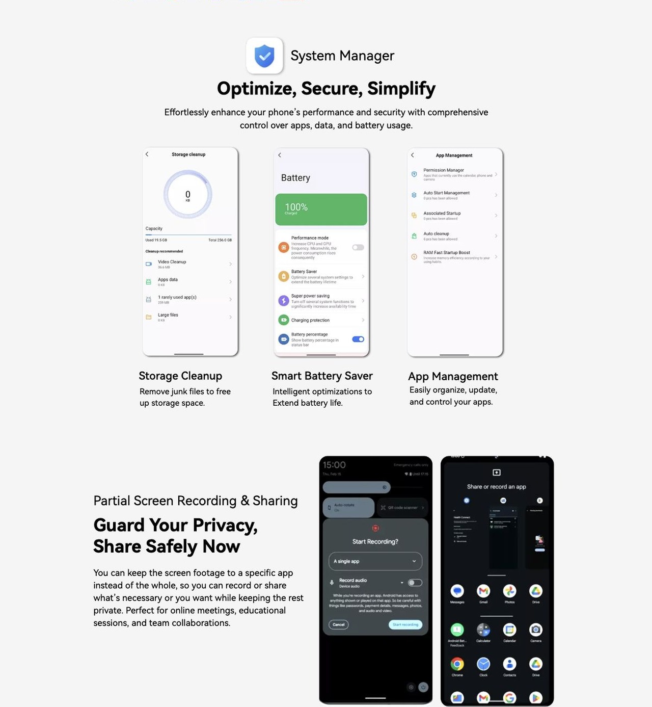 NO.6
Upgraded Android 15-based DokeOS 4.1, Every Interaction
Smoother Than Ever
Customized for You, Smarter Like Never Before
Personalization↑ Convenience↑ Fluency↑ Privacy↑
Large