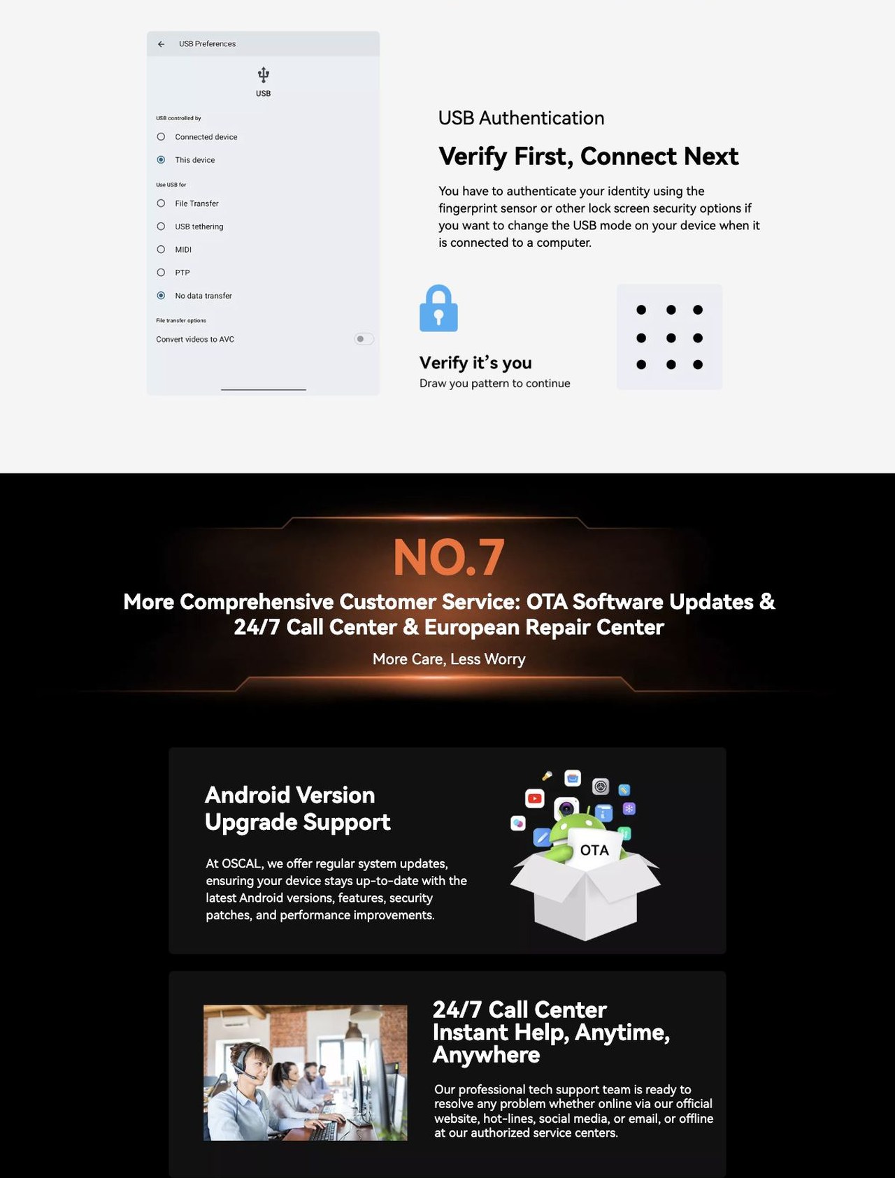 OSCAL PILOT 3 NO.6
Upgraded Android 15-based DokeOS 4.1, Every Interaction
Smoother Than Ever
Customized for You, Smarter Like Never Before
Personalization↑ Convenience↑ Fluency↑ Privacy↑
Large