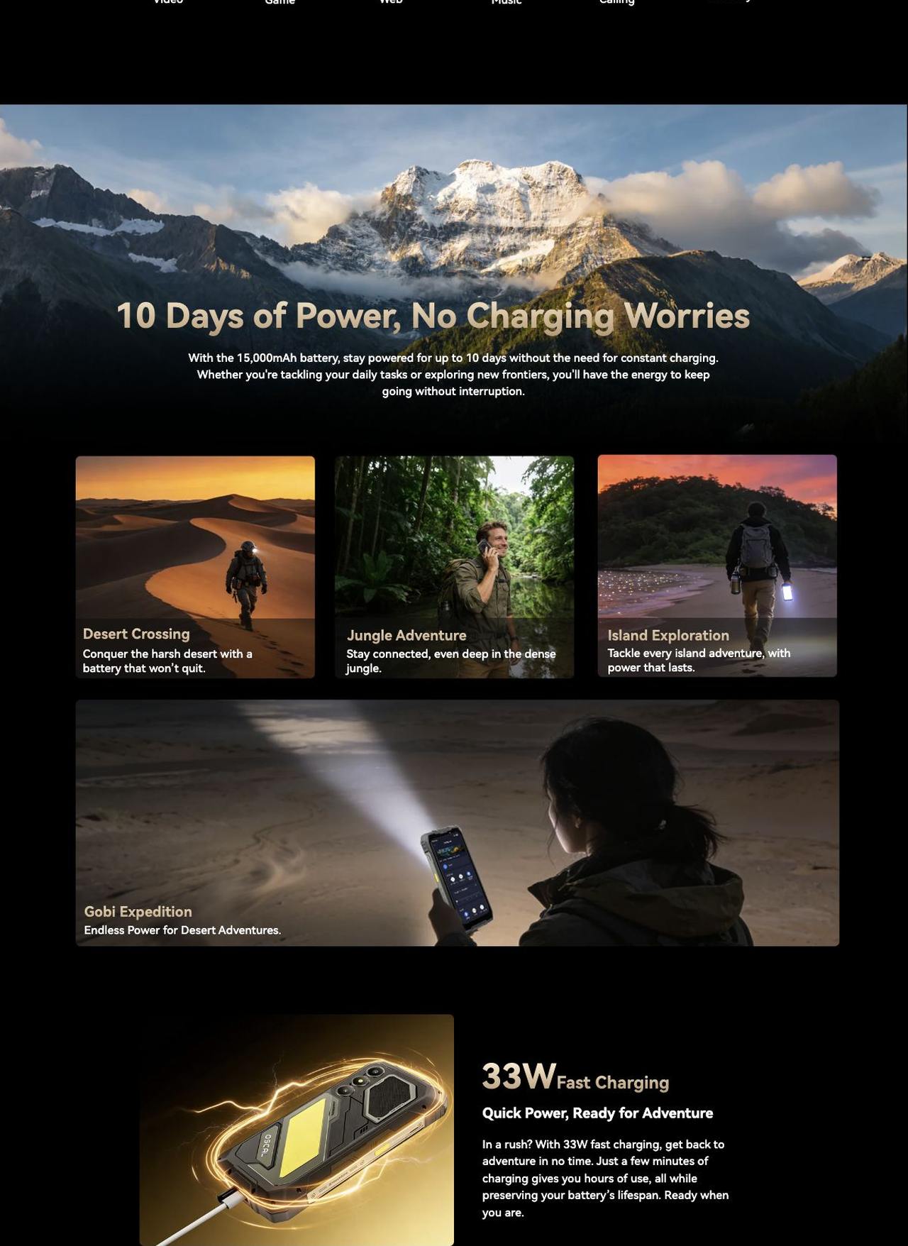 PILOT 5
Built Stronger. Powered Longer.
5W 140dB
Loudest Speaker
30m
Long-Range
Camping Light
15000mAh
Mega Battery
IP68/69K
Rugged Design
30m Ultra-Wide
Camping Light
5W
Loudest S