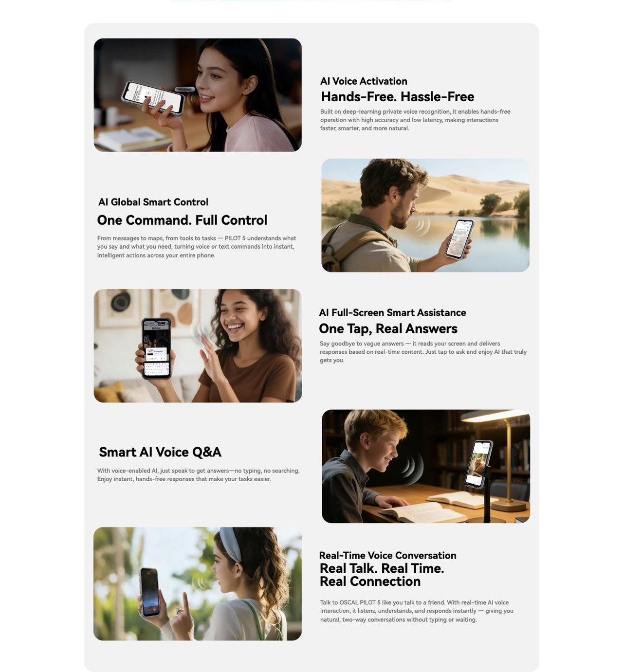OSCAL PILOT 5 5G 6nm UNISOC T8100
Blazing Speed. Reliable Power.
Experience the power of 5G with the advanced 6nm UNISOC T8100 — faster downloads, smoother multitasking, and reliable performance