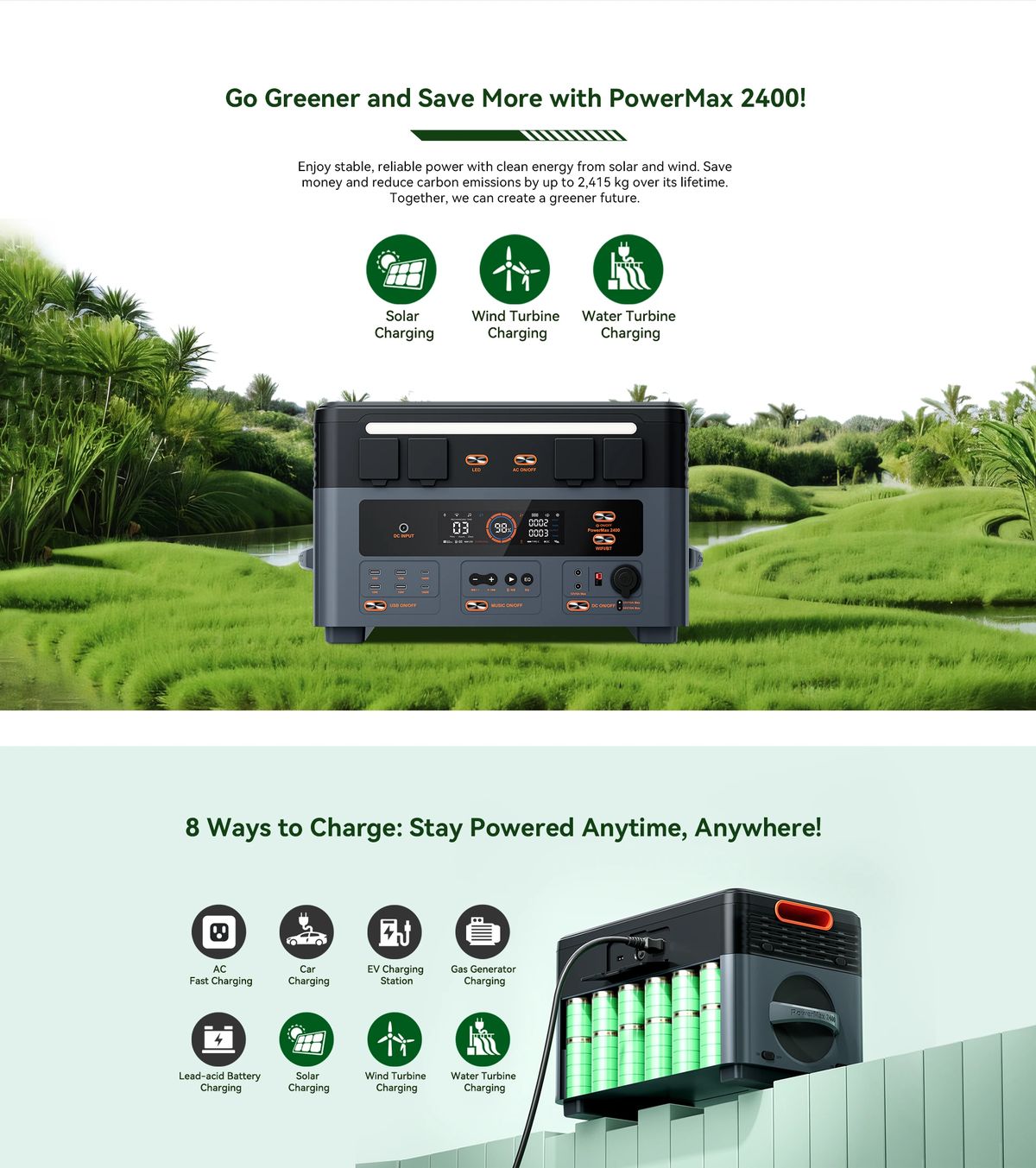 OSCAL PowerMax 2400 product details