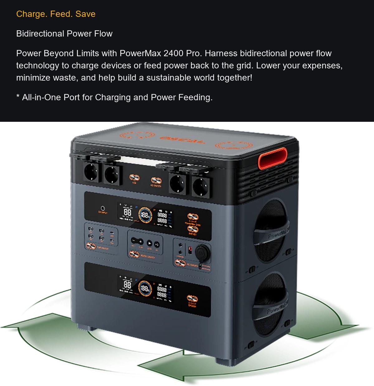 OSCAL PowerMax 2400 Pro product details