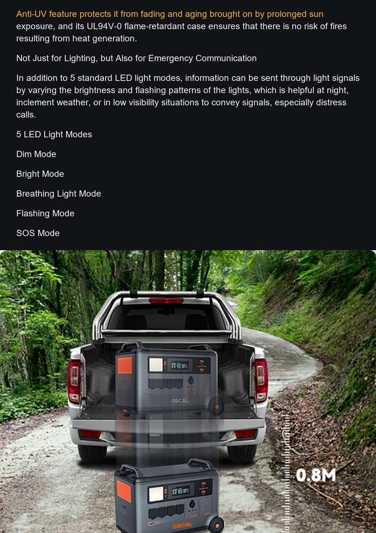 OSCAL PowerMax 6000 product details
