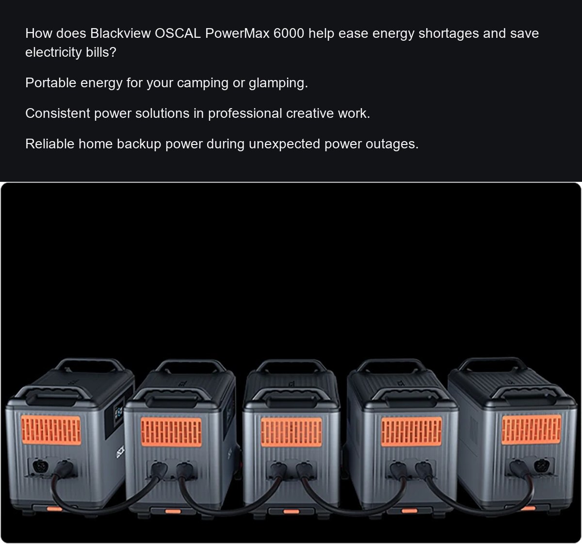 OSCAL PowerMax 6000 product details