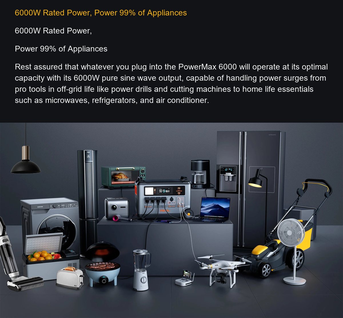 OSCAL PowerMax 6000 product details