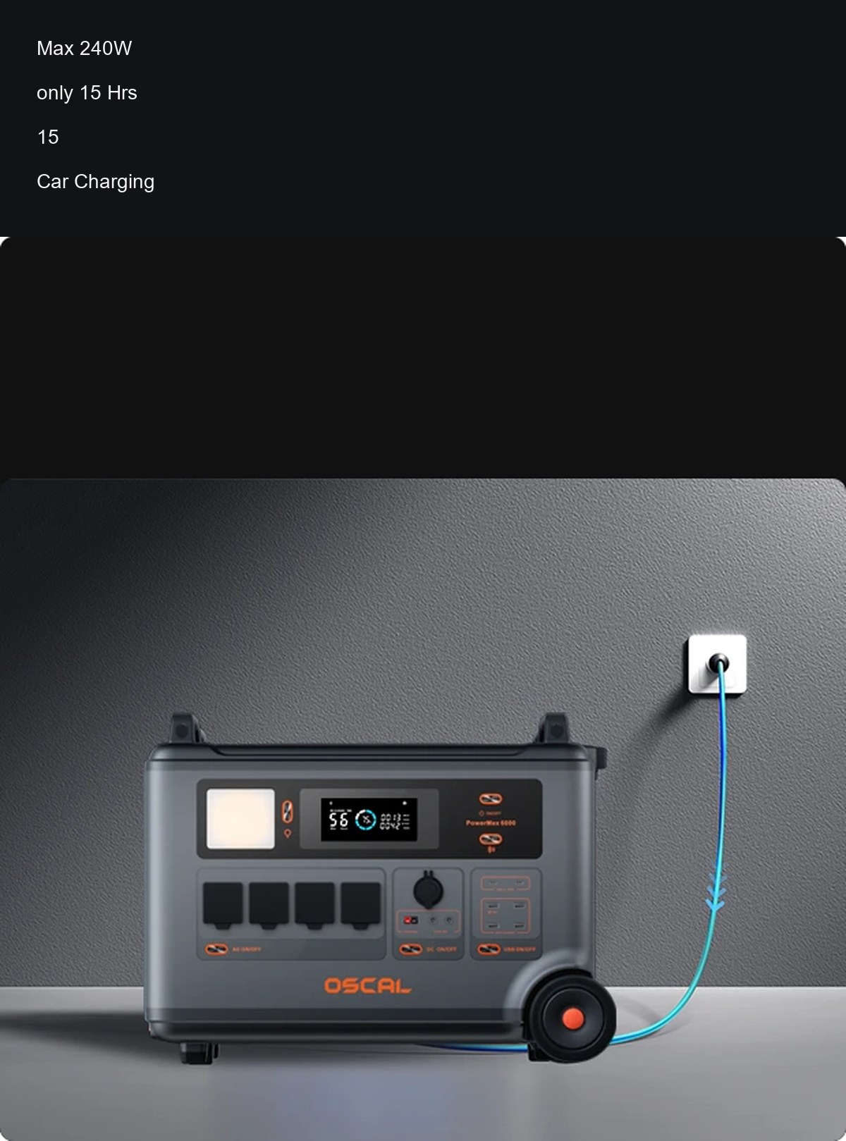 OSCAL PowerMax 6000 product details