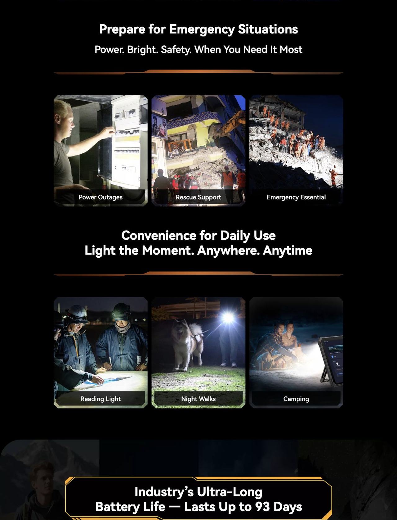 SPIDER 10
See the Unseen. Built to Brave.
Endure Beyond.
1100 Lumen Camping Lantern
20MP Night Vision camera
Ultra-large 20,000mAh Battery
See More. Hold Stronger.
Survive Anywhere