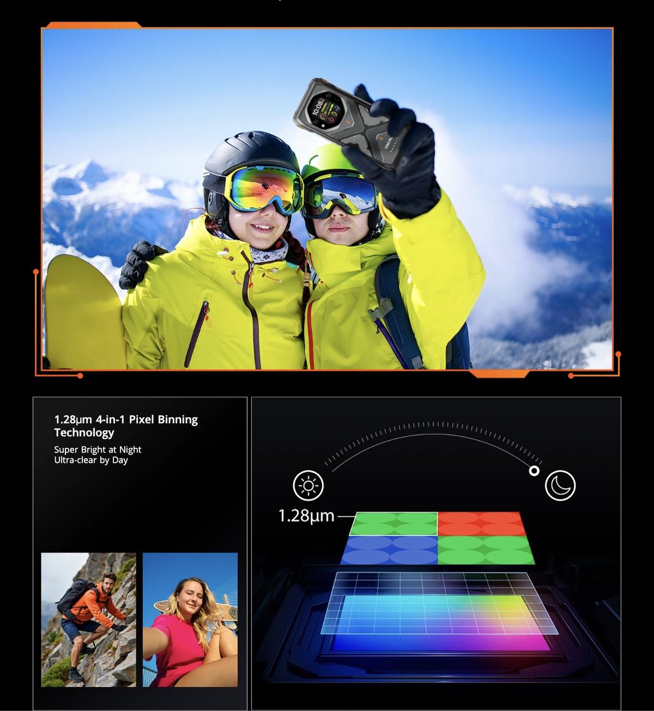50MP Selfie AI Camera
Sharp. Smart. Stunning
Capture your best self anytime, anywhere. Powered by AI beauty and smart scene optimization, every selfie is crisp, natural, and read