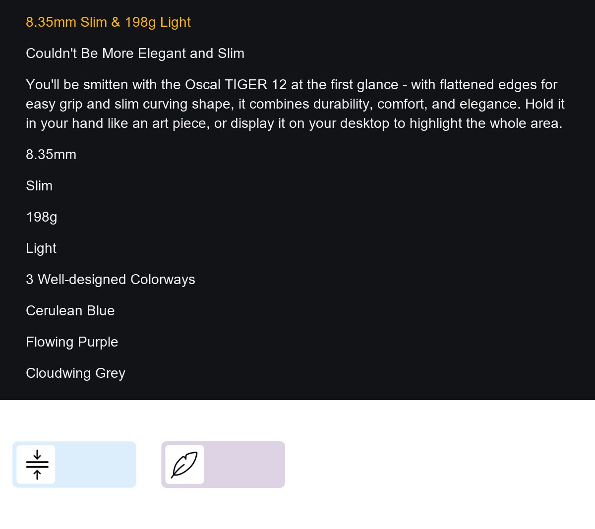 OSCAL TIGER 12 product details