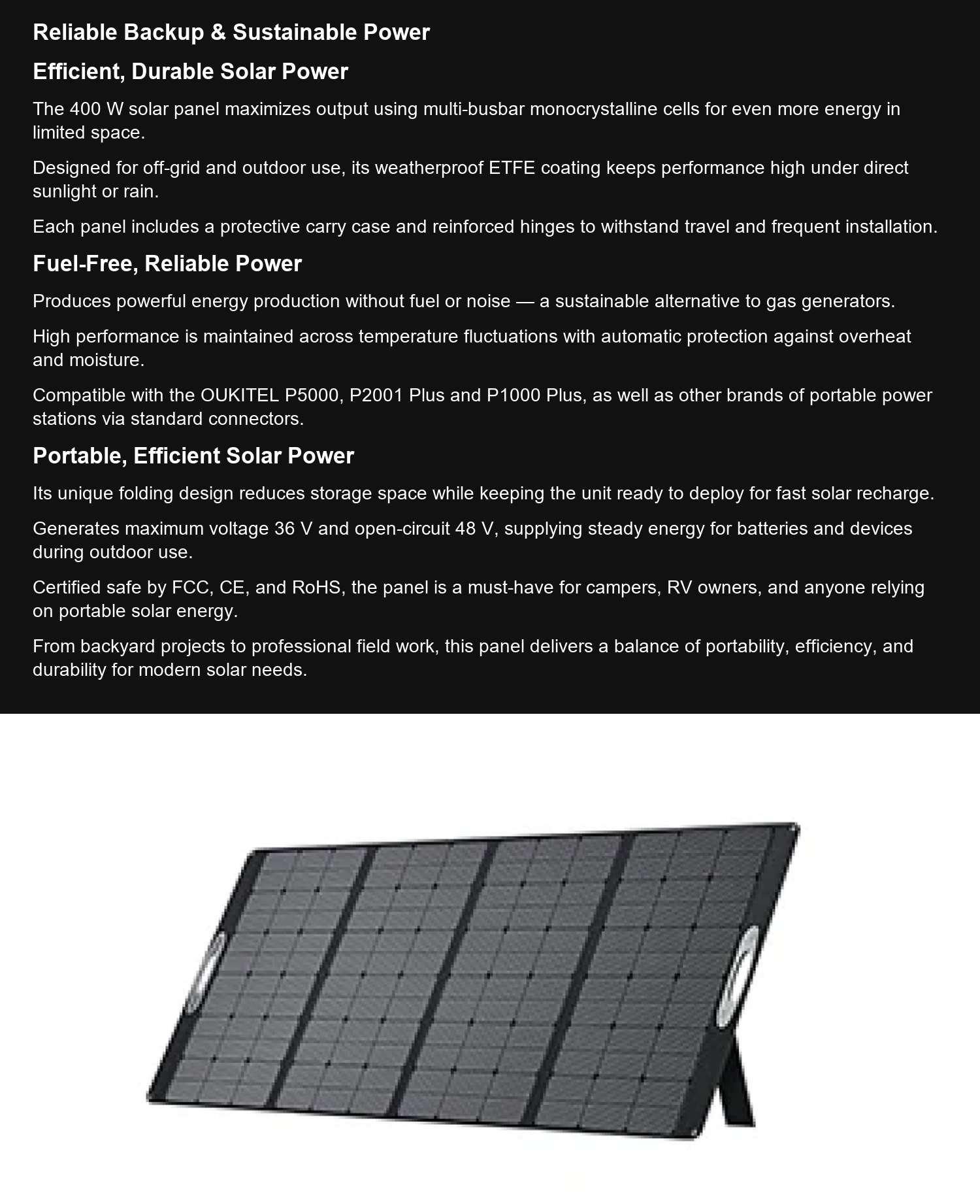 400W Reliable Backup & Sustainable Power