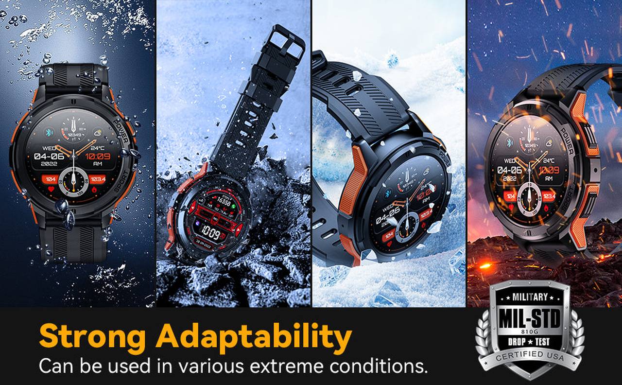 OUKITEL BT10 Rugged Smartwatches – features 3