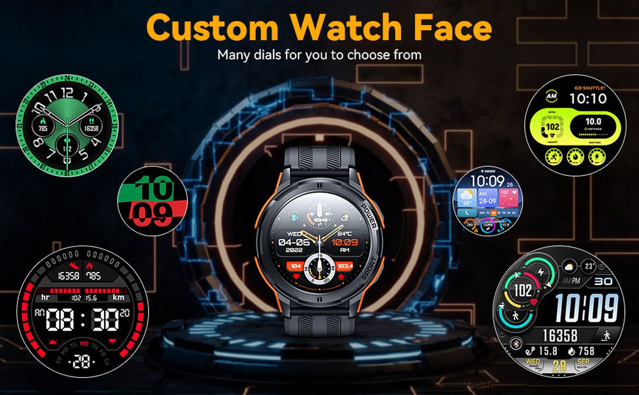 OUKITEL BT10 Rugged Smartwatches – features 7