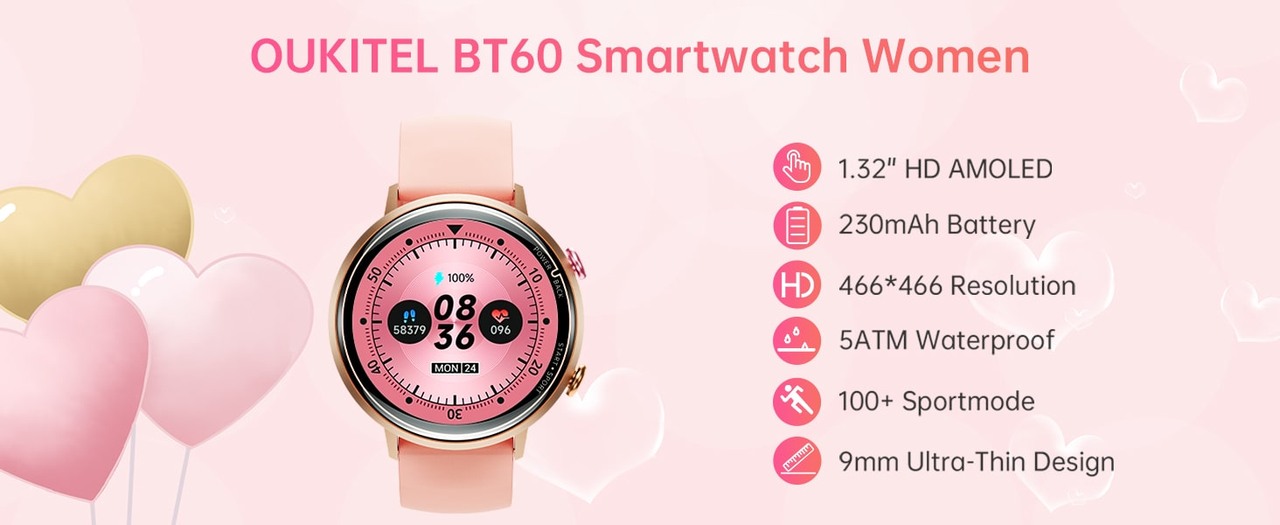 OUKITEL BT60 Rugged Smartwatches – features 1