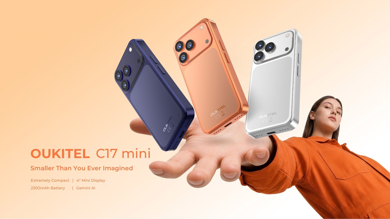 OUKITEL C17 Mini Smartphones – OUKITEL C17 Mini desktop detail image 01
