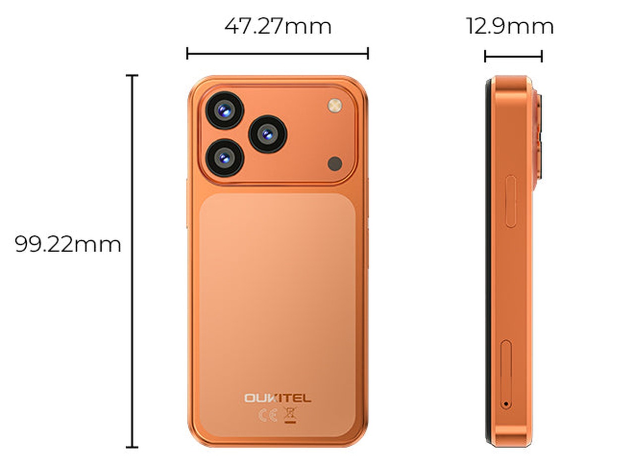 OUKITEL C17 Mini Smartphones – OUKITEL C17 Mini dimensions