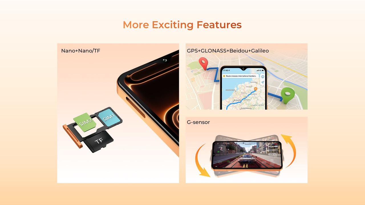 OUKITEL C17 Smartphones – features 17