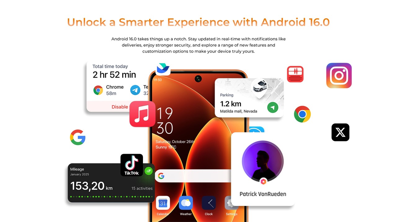 OUKITEL C26 Smartphones – features 13