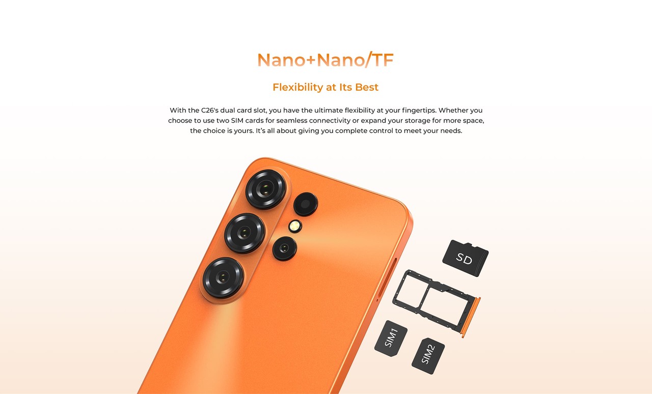 OUKITEL C26 Smartphones – features 19