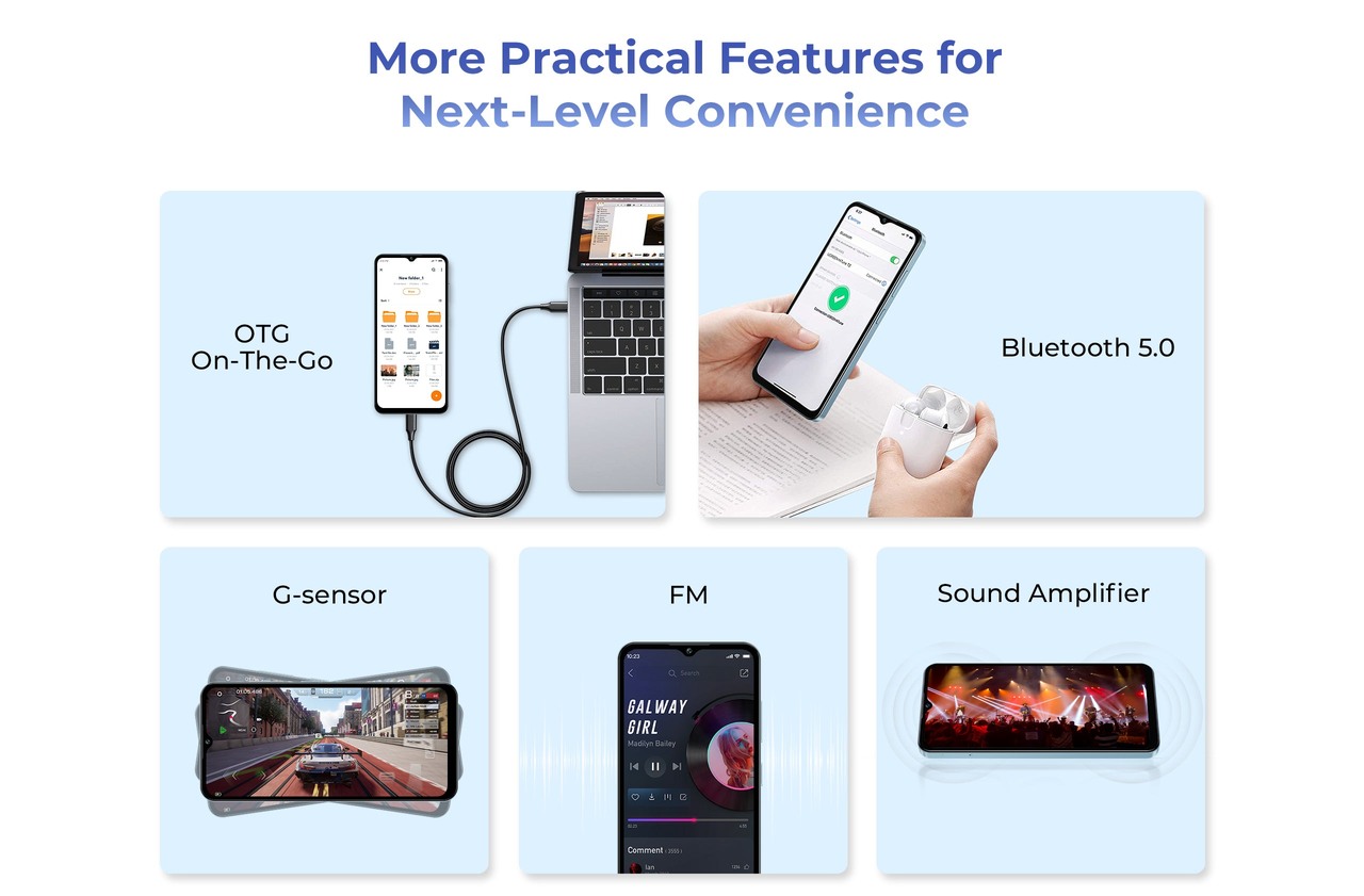OUKITEL C5 Smartphones – features 19