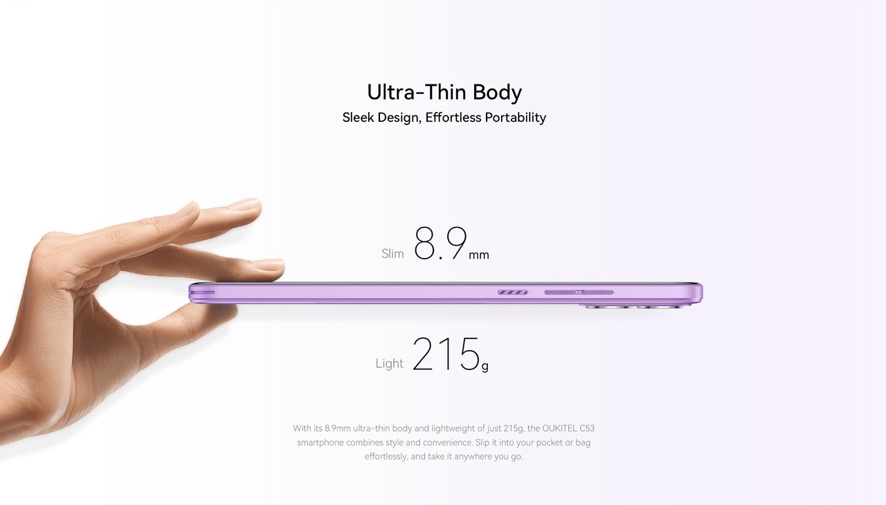 OUKITEL C53 Smartphones – features 5