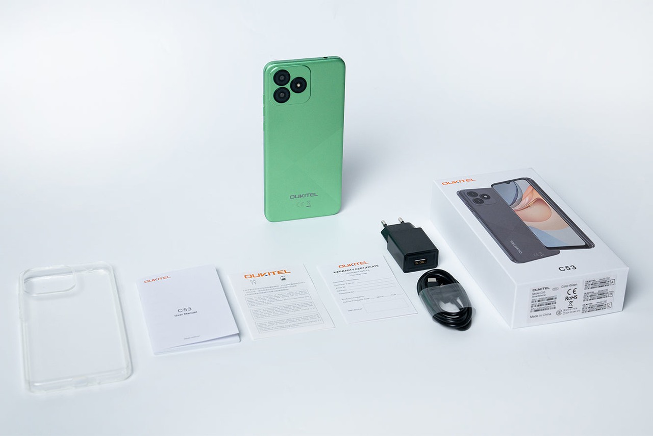 OUKITEL C53 Smartphones – OUKITEL C53 in the box