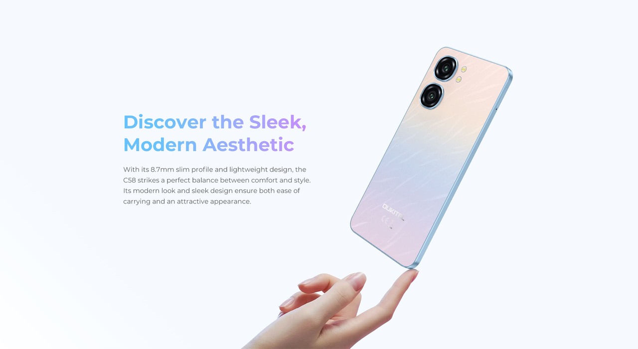 OUKITEL C58 Smartphones – features 3