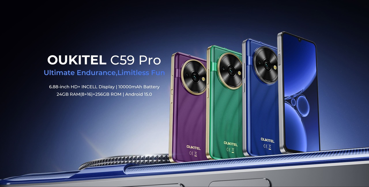 OUKITEL C59 Pro Smartphones – features 1