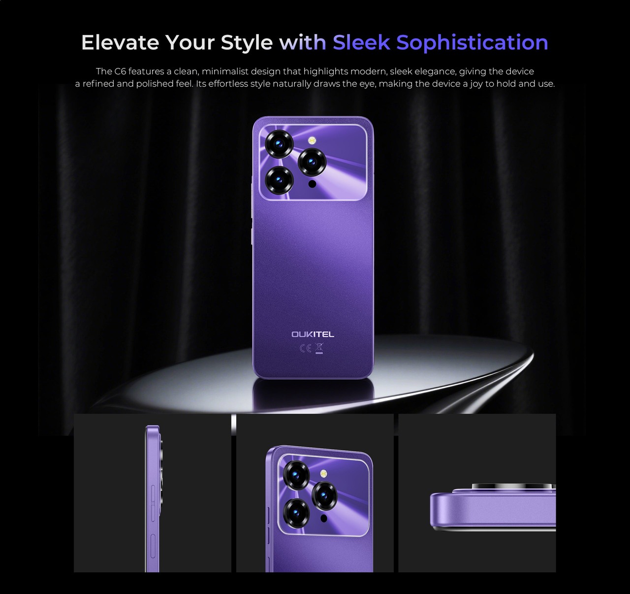 OUKITEL C6 Smartphones – features 5