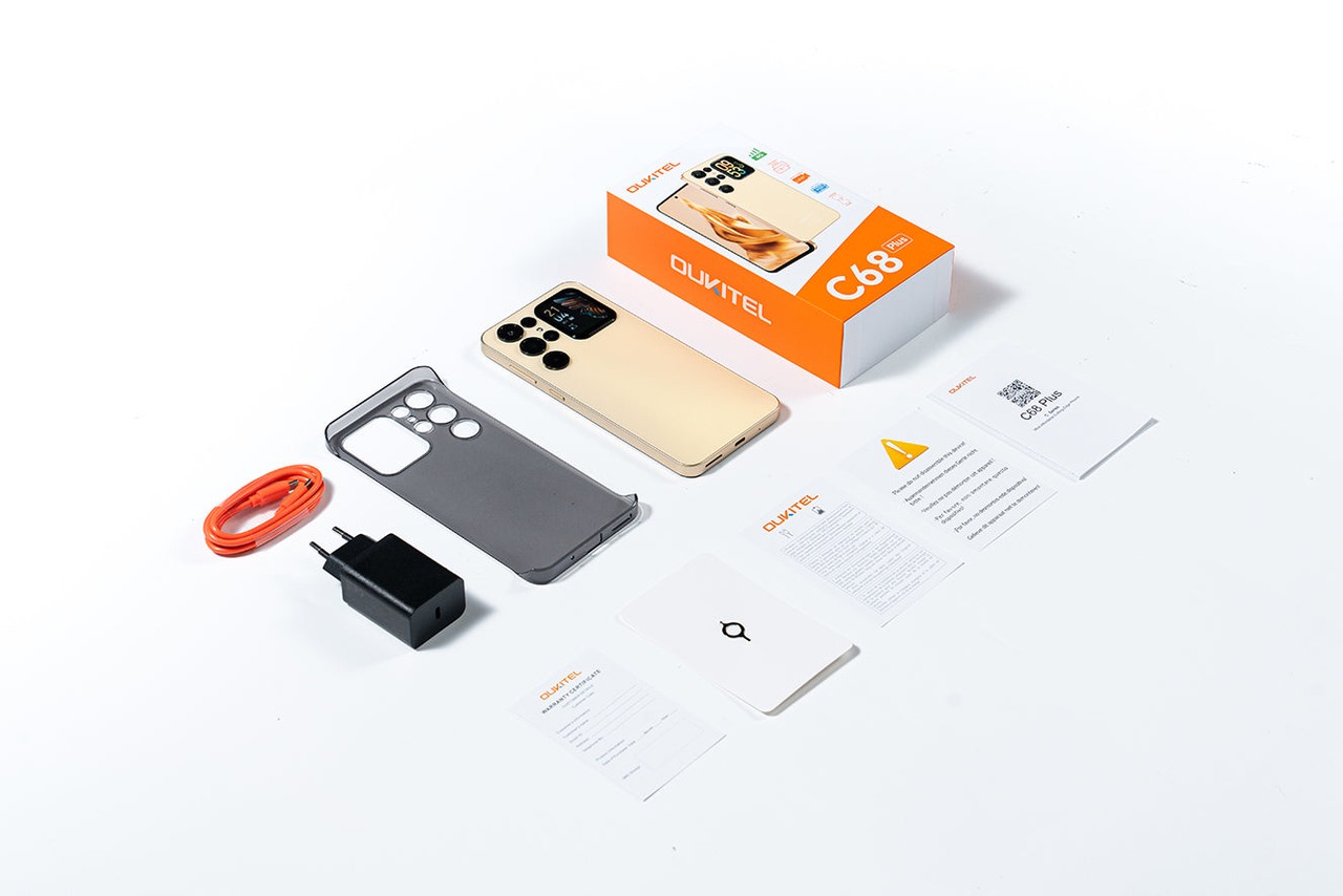 OUKITEL C68 Plus-EV Smartphones – OUKITEL C68 Plus-EV in the box