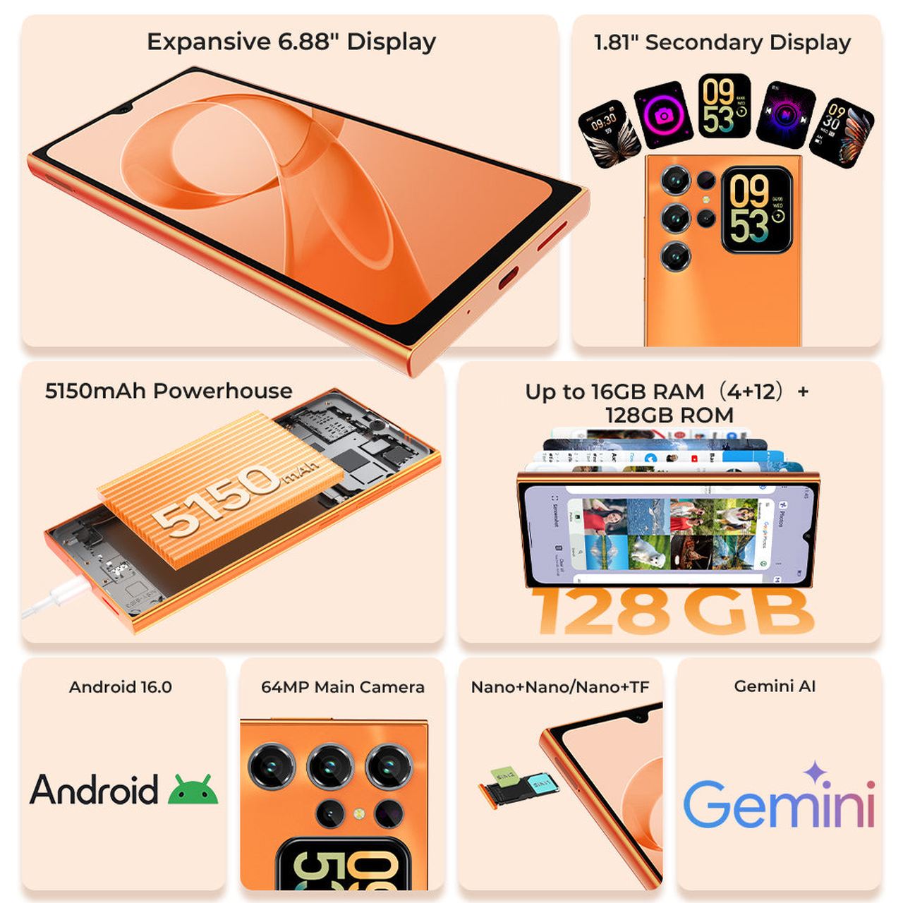 OUKITEL C72 Smartphones – manufacturer product feature image 1