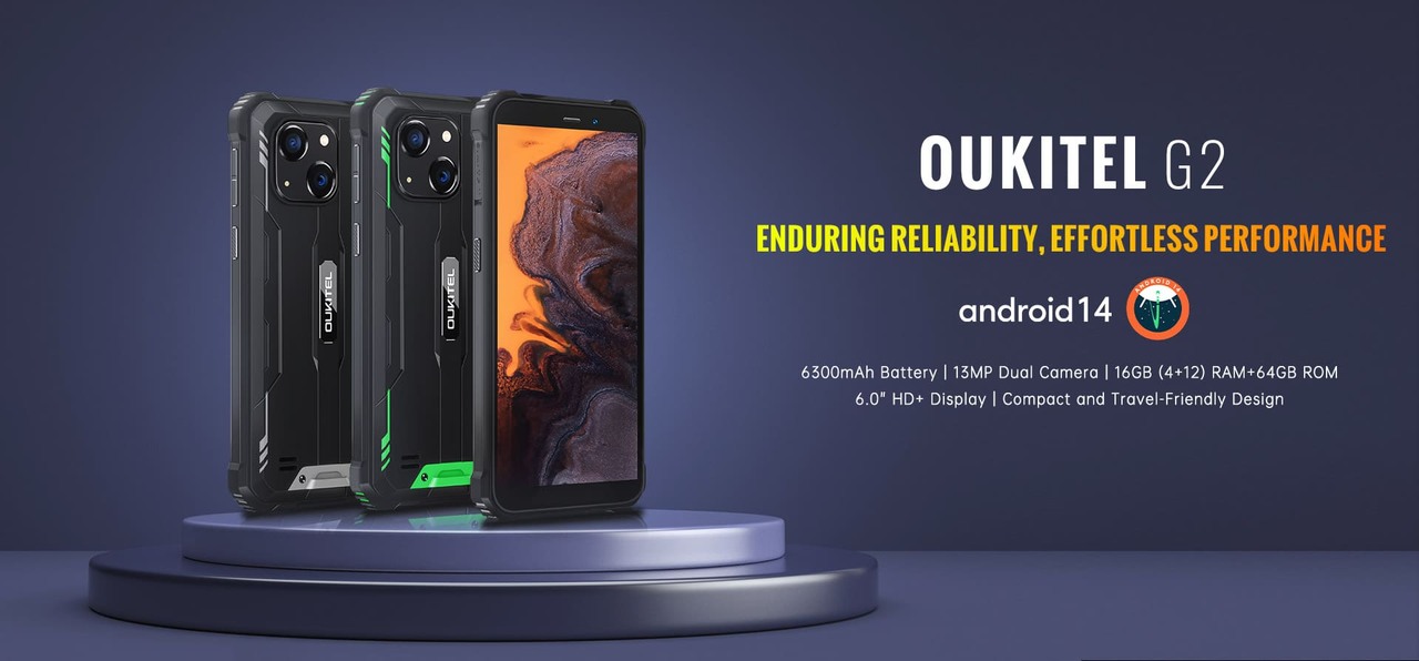 OUKITEL G2 Rugged Phones – features 1