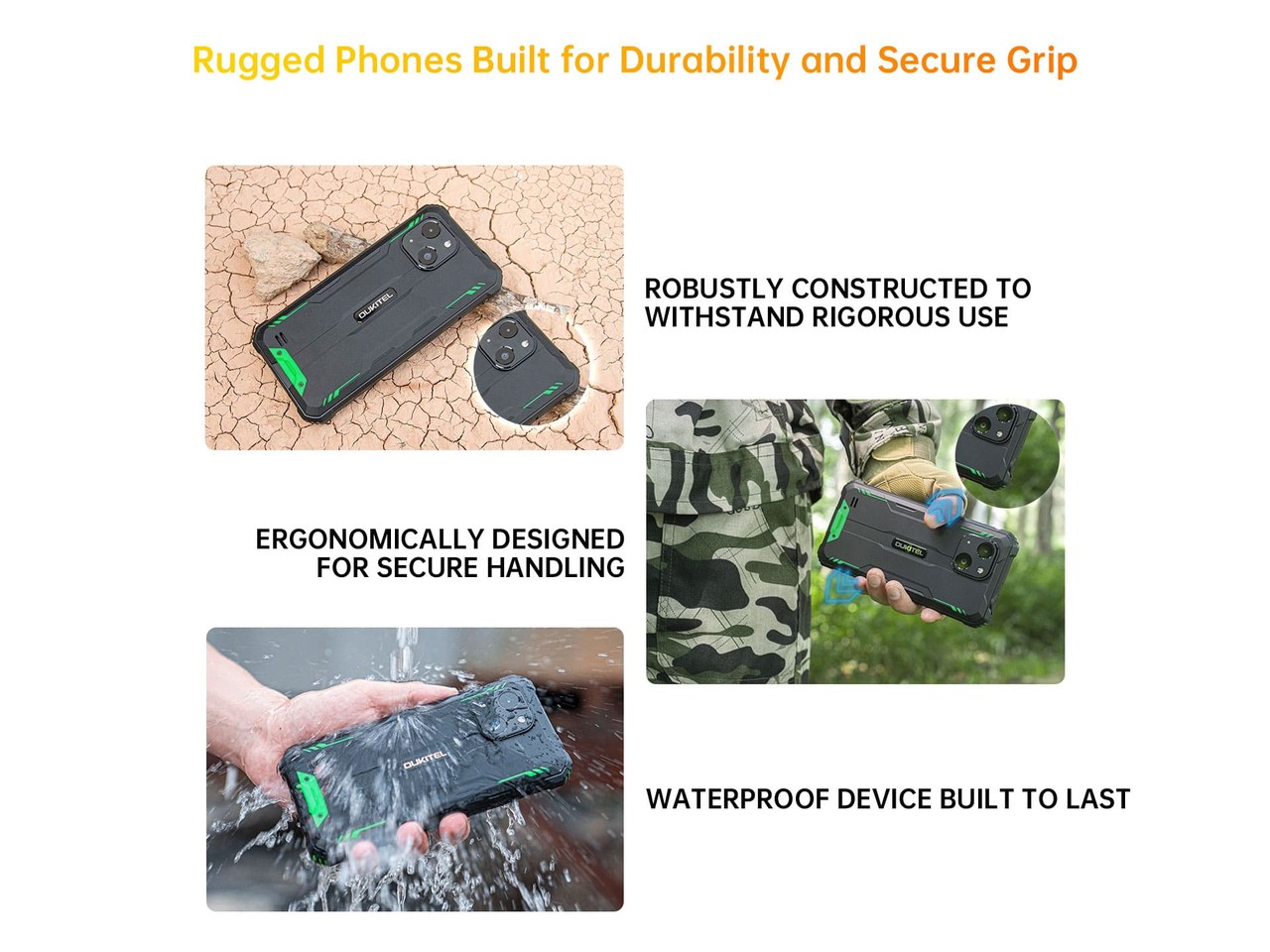OUKITEL G2 Rugged Phones – features 3