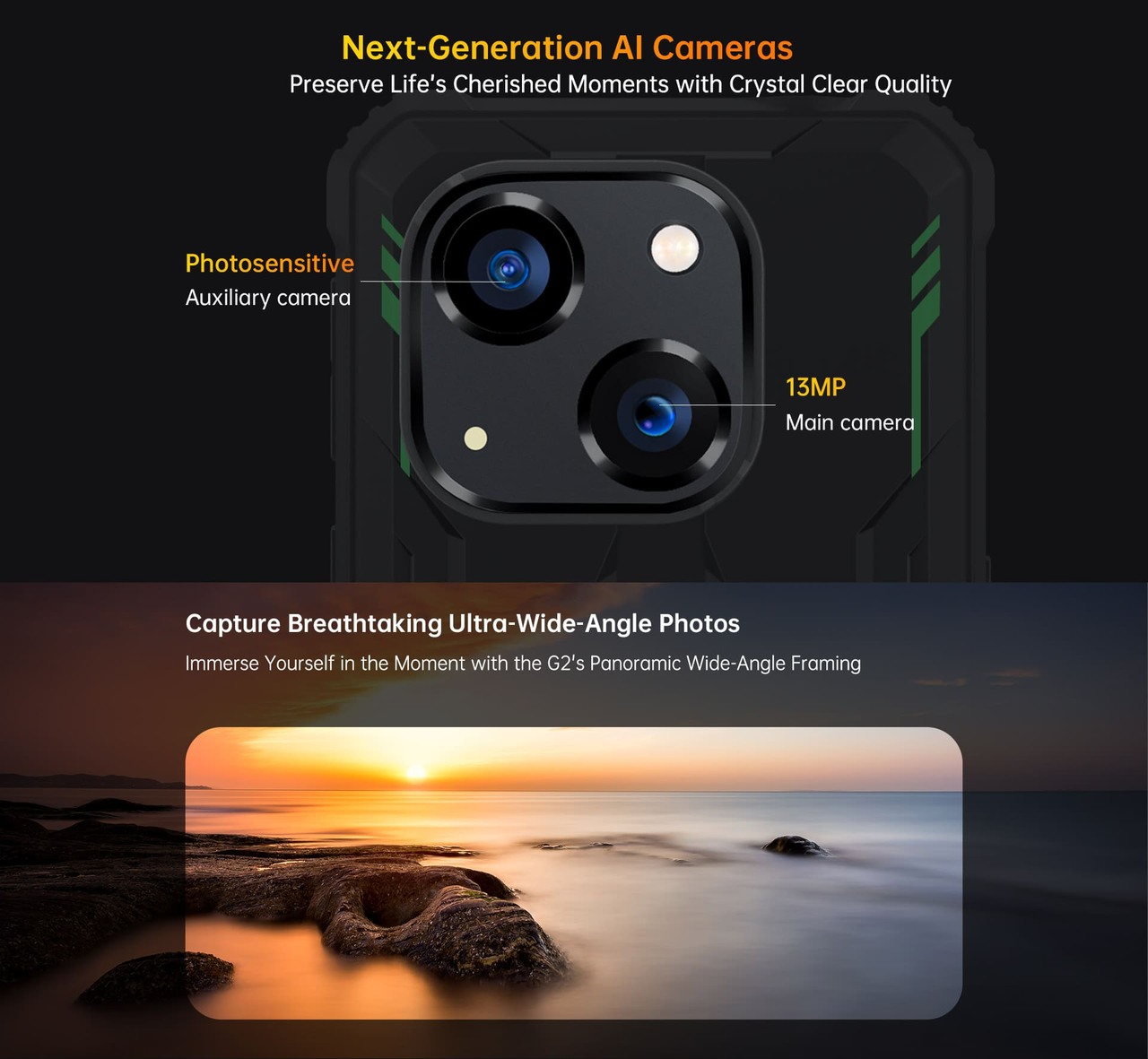 OUKITEL G2 Rugged Phones – features 7