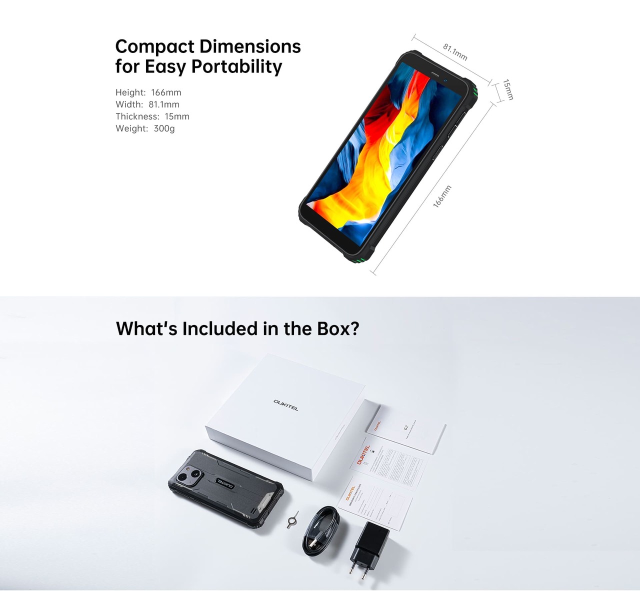 OUKITEL G2 Rugged Phones – features 19
