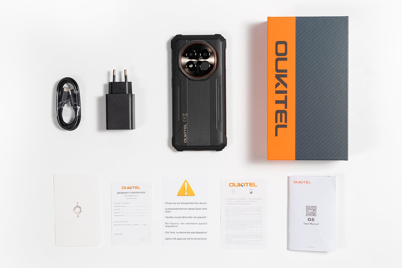 OUKITEL G7-EV Rugged Phones – OUKITEL G7 package contents